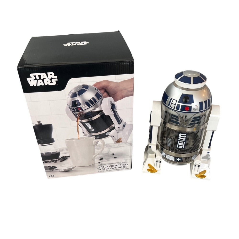 Star Wars R2-D2 Coffee Press 32oz ThinkGeek Disney Astromech Droid French Press